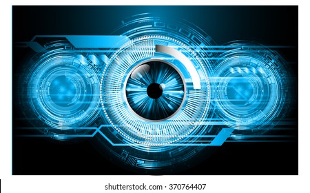 dark blue Light Abstract Technology background for computer graphic website internet and business. circuit. illustration.digital.infographics. binary code. zero one. eye scan virus vector