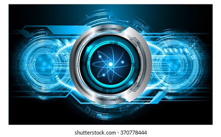 dark blue Light Abstract Technology background for computer graphic website internet and business. circuit. illustration.digital.infographics. binary code. zero one. eye scan virus vector