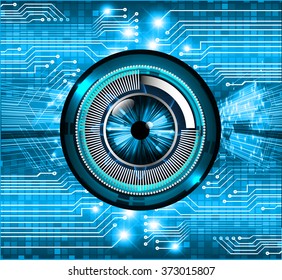 dark blue Light Abstract Technology background for computer graphic website internet and business. circuit. illustration.digital.infographics. binary code. zero one. eye scan virus vector