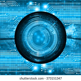 dark blue Light Abstract Technology background for computer graphic website internet and business. circuit. illustration.digital.infographics. binary code. zero one. eye scan virus vector
