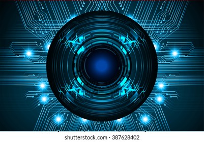 Dark blue Light Abstract Technology background for computer graphic website internet and business. circuit. vector illustration. infographics. motion move blur.neon. pixel. eye scan