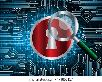 Dark blue Light Abstract Technology background for computer graphic website internet business.circuit.illustration. infographics.motion move blur.neon.pixel. Binary digit. pixel. lock, key, Padlock