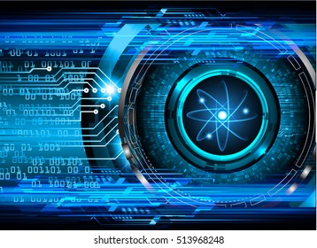 dark blue Light Abstract Technology background for computer graphic website internet business. circuit. illustration. infographics. motion move blur.neon.molecule atom electron neutron nuclear.