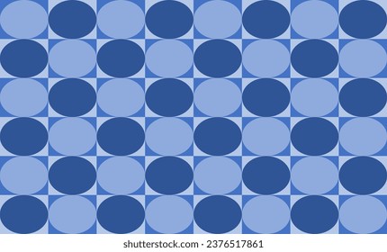 estilo de bloque abstracto estrella y azul oscuro y azul claro sobre fondo blanco sin inconvenientes y diseño de imagen repleto de patrones para impresión de tela o papel tapiz