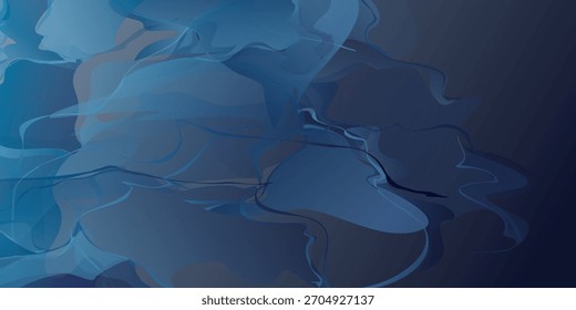 Los colores azul oscuro a azul claro se mezclan armoniosamente