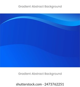 Dark blue and light blue gradient abstract background. Editable.