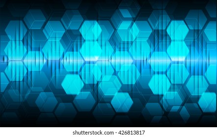 dark blue light Sound waves oscillating 
