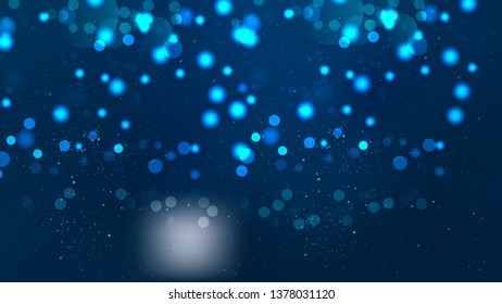 Dark Blue Lights Background Image