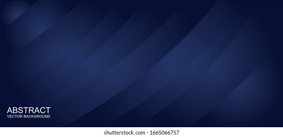 Dark Blue Line Abstract Vector Background 3D Paper Art Style For Cover Design, Book Design, Poster, Flyer, Banner, Website Backgrounds or Advertising