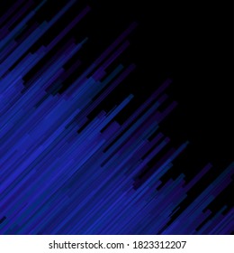 Fondo de tecnología geométrica de líneas azul oscuro. Ilustración del vector