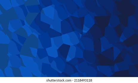 Fondo abstracto de color azul oscuro bajo poli. Mejor fondo dinámico de lujo para la plantilla de vector empresarial y empresarial. Brillante telón de fondo de textura de mosaico bajo de poli.