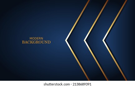 dark blue luxury premium background and gold line.