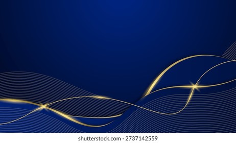 Fondo premium lujo azul