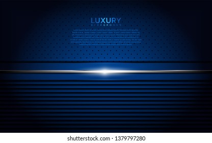 Dark Blue Metallic Textured Background With Modern Style