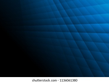 Fondo de tecnología abstracta mínimo azul oscuro. Diseño del vector de horizonte de perspectiva