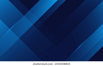 Dark blue modern abstract background. Dynamic shapes composition. Vector illustration