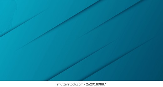 Dark blue modern abstract background. Blue abstract wide banner with triangle geometric shapes. Vector illustration
