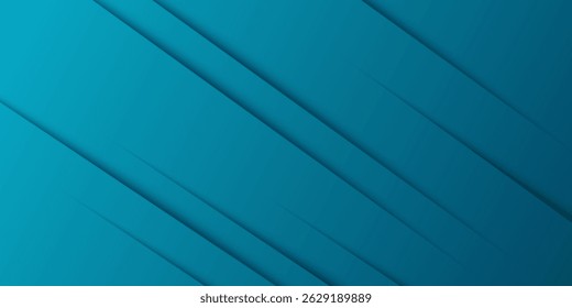 Fondo abstracto moderno azul oscuro. Anuncio ancho abstracto azul con Formas geométricas triangulares. Ilustración vectorial