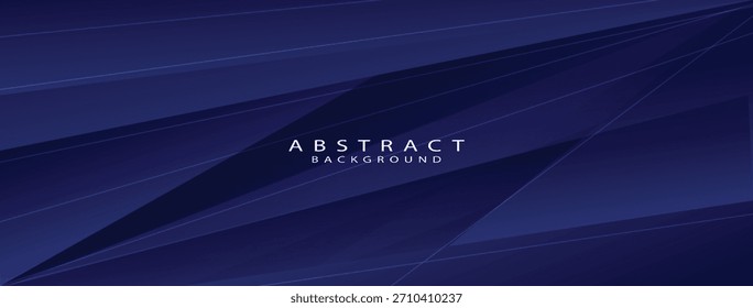 Fundo abstrato moderno azul escuro para banner, cartaz, apresentação. Ilustração vetorial