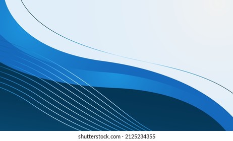 Dark blue modern business abstract background. Vector illustration design for presentation, banner, cover, web, flyer, card, poster, wallpaper, texture, slide, magazine