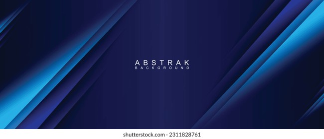 Dark blue modern business abstract background. Vector illustration design for presentation, banner