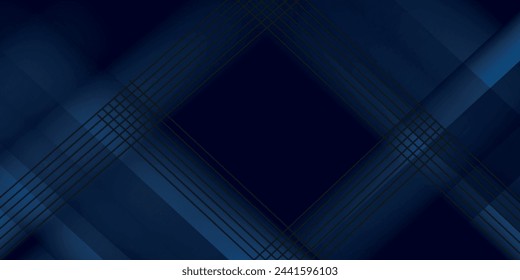 Dark blue modern business abstract background.