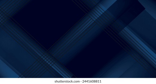 Dark blue modern business abstract background.