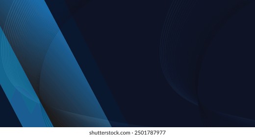 Dark blue modern business abstract background. Vector illustration design for presentation, banner, cover, web, flyer, card, poster, wallpaper, texture, slide, magazine, and powerpoint