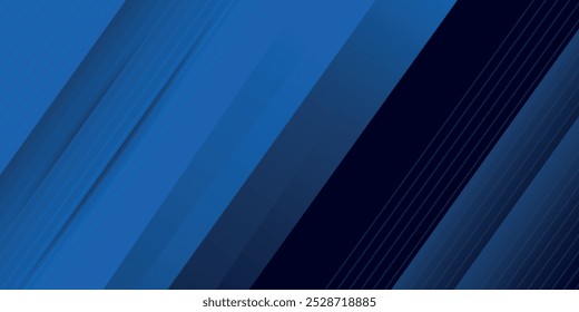 Dark blue modern business abstract background. Vector illustration design for presentation, banner, cover, web, flyer, card, poster, wallpaper, texture, slide, magazine, and powerpoint
