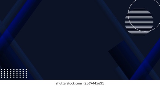 Dark blue modern business abstract background. Minimalist Vector illustration design for presentation, banner, cover, web, flyer, card, poster, wallpaper, texture, slide, magazine. EPS 10