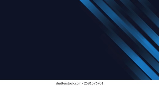 Dark blue modern business abstract background. Vector illustration design for presentation, banner, cover, web, flyer, card, poster, wallpaper, texture, slide, magazine, and powerpoint