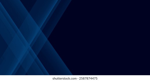 Dark blue modern business abstract background. Vector illustration design for presentation, banner, cover, web, flyer, card, poster, wallpaper, texture, slide, magazine, and powerpoint