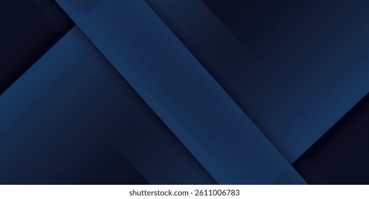 Dark blue modern business abstract background. Vector illustration design for presentation, banner, cover, web, flyer, card, poster, wallpaper, texture, slide, magazine, and powerpoint