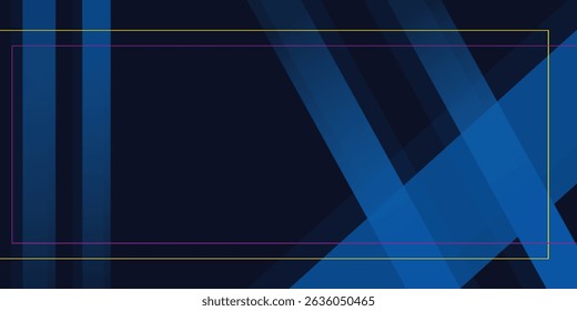 Fundo abstrato de negócios moderno azul escuro. Design de ilustração vetorial para apresentação, banner, capa, web, folheto, cartão, cartaz, papel de parede, textura, slide, revista e powerpoint