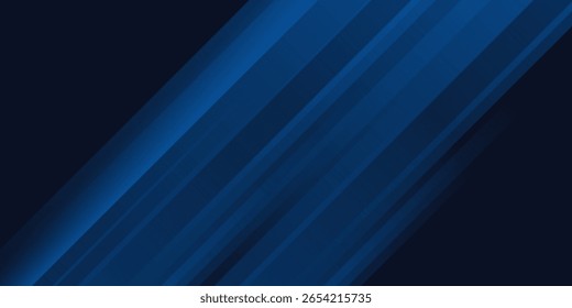 Fundo abstrato de negócios moderno azul escuro. Design de ilustração vetorial para apresentação, banner, capa, web, folheto, cartão, cartaz, papel de parede, textura, slide, revista e powerpoint