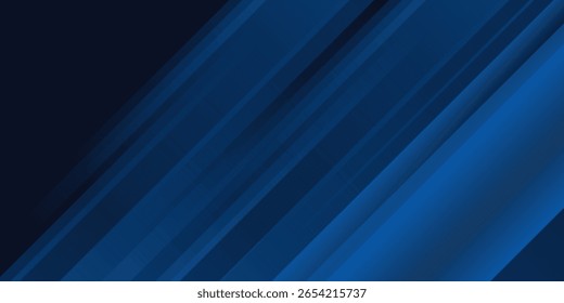 Fundo abstrato de negócios moderno azul escuro. Design de ilustração vetorial para apresentação, banner, capa, web, folheto, cartão, cartaz, papel de parede, textura, slide, revista e powerpoint