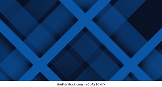 Fundo abstrato de negócios moderno azul escuro. Design de ilustração vetorial para apresentação, banner, capa, web, folheto, cartão, cartaz, papel de parede, textura, slide, revista e powerpoint