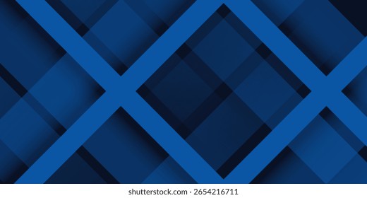 Fundo abstrato de negócios moderno azul escuro. Design de ilustração vetorial para apresentação, banner, capa, web, folheto, cartão, cartaz, papel de parede, textura, slide, revista e powerpoint