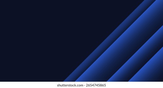 Fundo abstrato de negócios moderno azul escuro. Design de ilustração vetorial para apresentação, banner, capa, web, folheto, cartão, cartaz, papel de parede, textura, slide, eps10, site