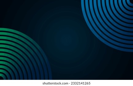 dark blue modern business theme background with circle ornament