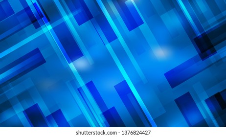 Dark Blue Modern Geometric Shapes Background Vector Image