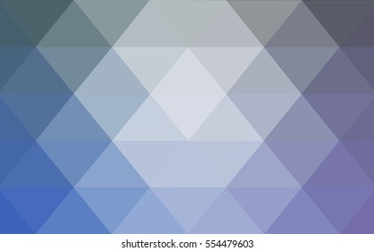 DARK BLUE modern geometrical abstract background. Texture, seamless background. Geometric background in Origami style with gradient. 