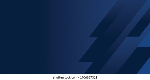 Dark blue modern light presentation background with abstract geometric decoration. Vector illustration design for presentation, banner, cover, web, flyer, card, poster, and wallpaper