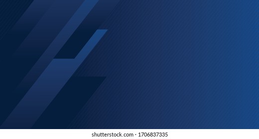 Dark blue modern light presentation background with abstract geometric decoration. Vector illustration design for presentation, banner, cover, web, flyer, card, poster, and wallpaper