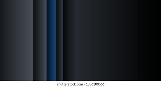 Dark blue modern vector background overlap multi paper lighting square for text and message website design 