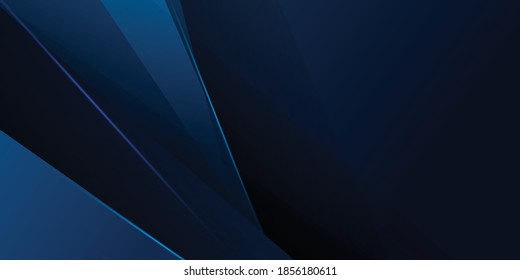 Dark blue modern vector background overlap multi paper lighting square for text and message website design 
