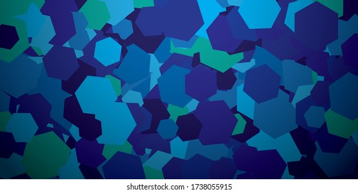 Dark blue mosaic background with shadow effect