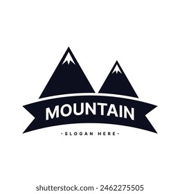 A Dark Blue Mountain Logo