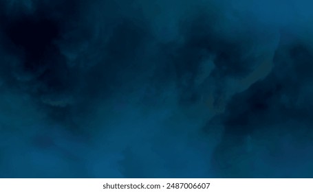 Dark blue nebula sparkle purple star universe in outer space, horizontal galaxy on space. Blue background with clouds, dark blue grunge texture with grainy, 