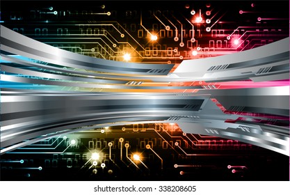 dark blue orange pink silver Light Abstract Technology background for computer graphic website internet and business. circuit. illustration.digital. infographics. binary code. zero one. vector.